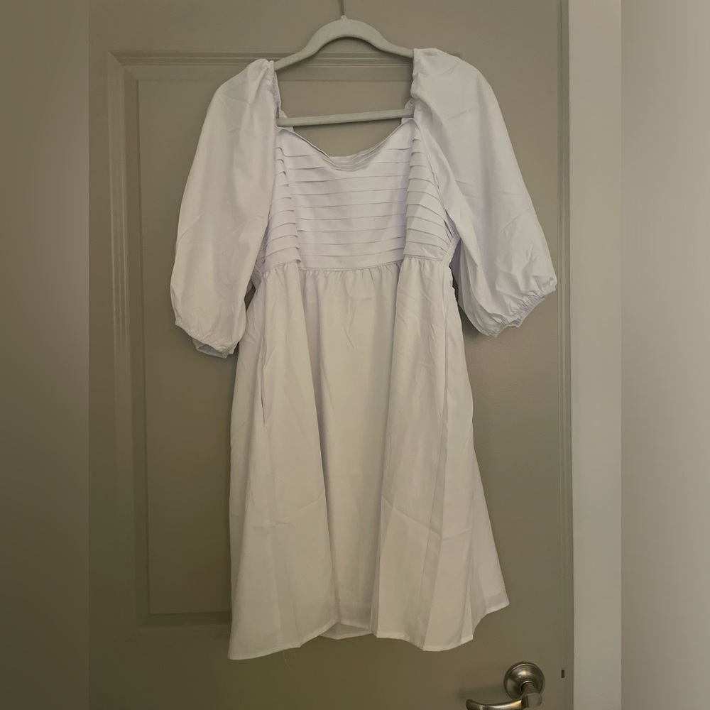White baby doll dress from Amazon